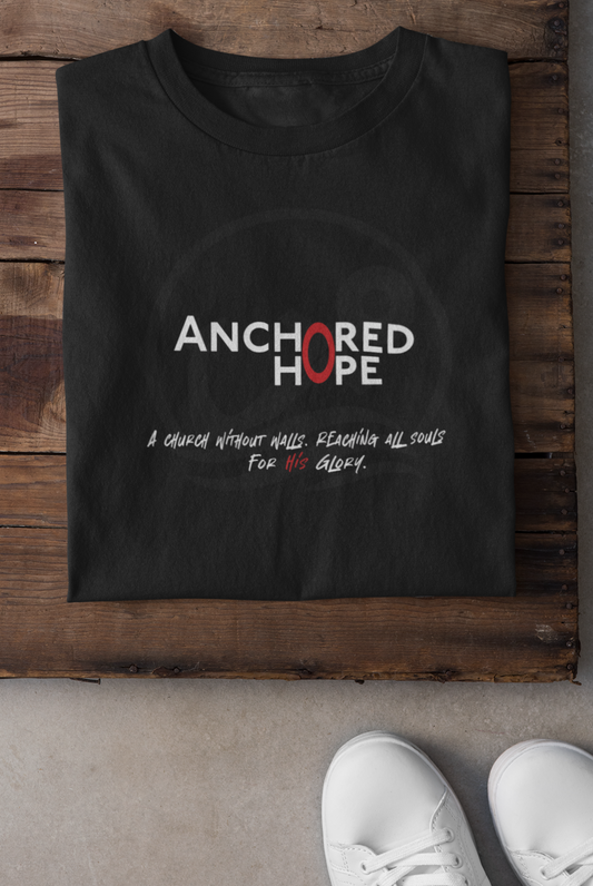 Anchored Hope Unisex Short Sleeve Crew Neck Relaxed Fit