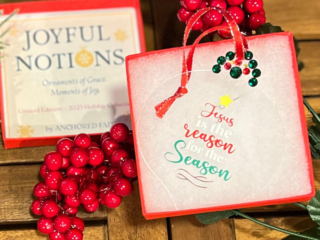Jesus is the Reason for the Season Acrylic Ornament